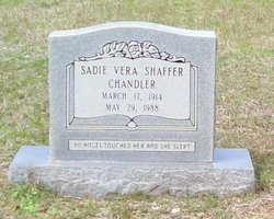 Sadie Vera <I>Shaffer</I> Chandler 