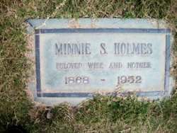 Minnie <I>Stone</I> Holmes 