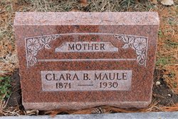 Clara Bertha <I>Huffman</I> Maule 