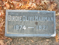 Birdie Olive <I>Walker</I> Harman 
