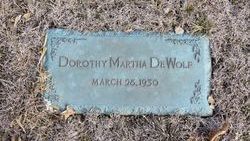 Dorothy Martha DeWolf 