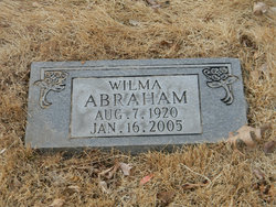 Wilma V <I>Adams</I> Abraham 