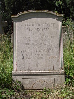 Frederick Frost Blackman 