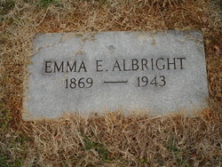 Emma <I>Evans</I> Albright 