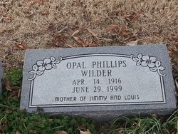 Lela Opal <I>Miller</I> Phillips 