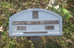 Mary Frances <I>Maddox</I> Meredith 