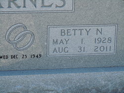 Betty <I>Nolan</I> Barnes 