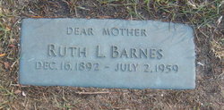 Ruth L. <I>Rouch</I> Barnes 