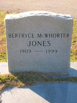 Bertryce <I>McWhorter</I> Jones 