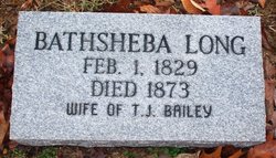 Bathsheba <I>Long</I> Bailey 