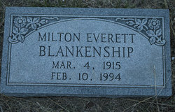 Milton Everett Blankenship 