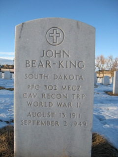 PFC John Bear King 