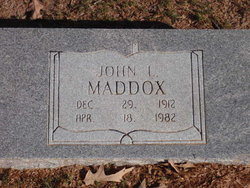 John L Maddox 