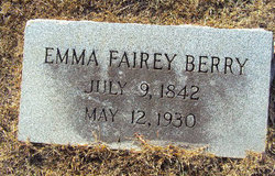 Emma Mahala Lousend <I>Fairey</I> Berry 