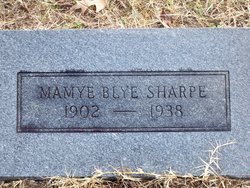 Mamye <I>Blye</I> Sharpe 