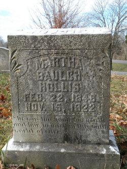 Martha Sophia <I>Baulch</I> Hollis 