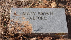 Mary M. <I>Brown</I> Alford 