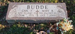Mary B Budde 