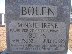 Minnie Irene Bolen 