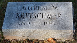 Albertine <I>Wehrly</I> Kretschmer 