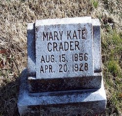 Mary Katherine “Kate” <I>Sitze</I> Crader 