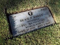 Pvt Dean Perry Bailey 