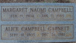 Margaret Naomi Campbell 