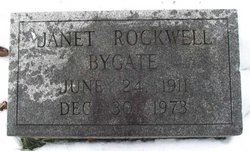Janet Ella <I>Rockwell</I> Bygate 