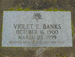 Violet E <I>Thomas</I> Banks 