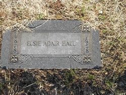 Elsie Hannah <I>Adair</I> Hall 