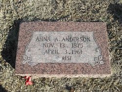 Anna A. <I>Billingsley</I> Anderson 