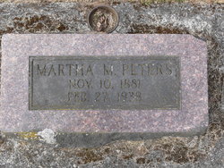 Martha Marie Louise <I>Henning</I> Peters 