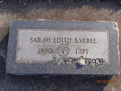 Sarah Edith <I>Dark</I> Barbee 