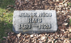 Geneva “Jennie” <I>Noss</I> Hays 