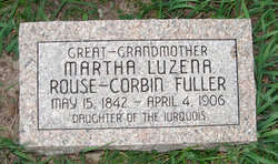 Martha Luzena <I>Rouse</I> Corbin, Fuller 