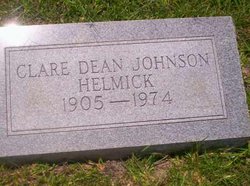 Clare Dean <I>Johnson</I> Helmick 