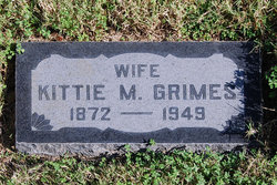 Kittie M. <I>Thomas</I> Grimes 
