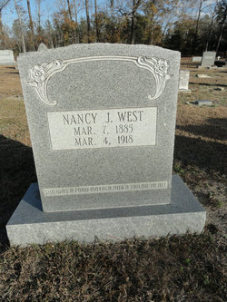 Nancy Jane <I>Todd</I> West 