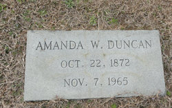 Amanda <I>Wade</I> Duncan 