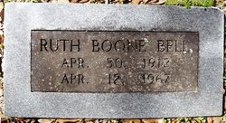 Ruth Elizabeth <I>Boone</I> Bell 