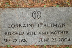 Lorraine <I>Long</I> Altman 
