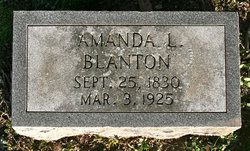 Amanda Louise <I>Whitesides</I> Blanton 