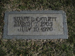 Mamie <I>Davis</I> Catlett 