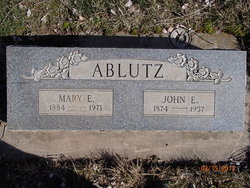 Mary Elizabeth <I>Guilliams</I> Ablutz 
