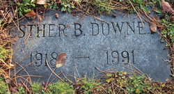 Esther Trippe <I>Beckwith</I> Downey 