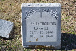 Juanita “Mrs R.S.” <I>Thornton</I> Carwile 