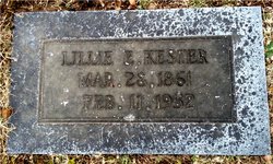 Lillian Eleanora “Lillie” <I>Bump</I> Kester 