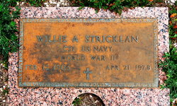 William A Stricklan 