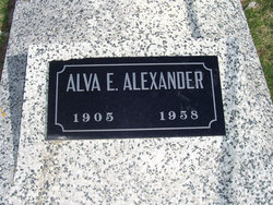 Alva Emmit Alexander 