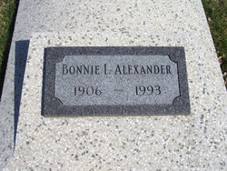 Bonnie Irene <I>Bane</I> Alexander 